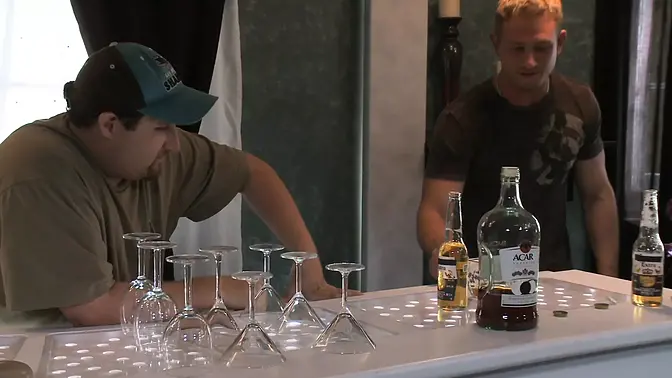 Sexy mature Diamond breaks out her big tits and fucks a younger man on the couch