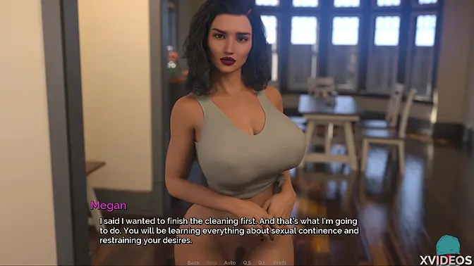 Sexy MILF sucks huge cock in roleplay dance game