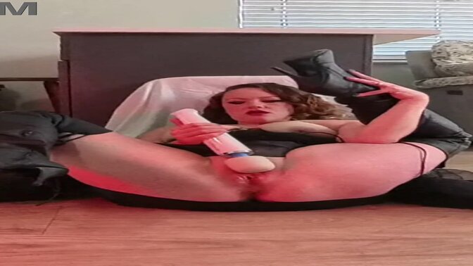 Sexy Sexy Sarah has fun with toy