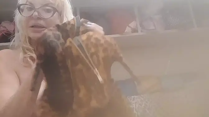 Sexy woman in boots with high heel fuck