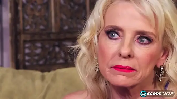 Shaved MILF gets big black cock in her ass