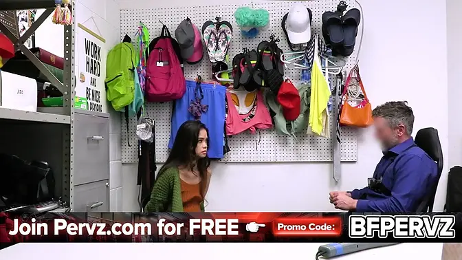 Shoplifter gets caught and punished with a side fuck