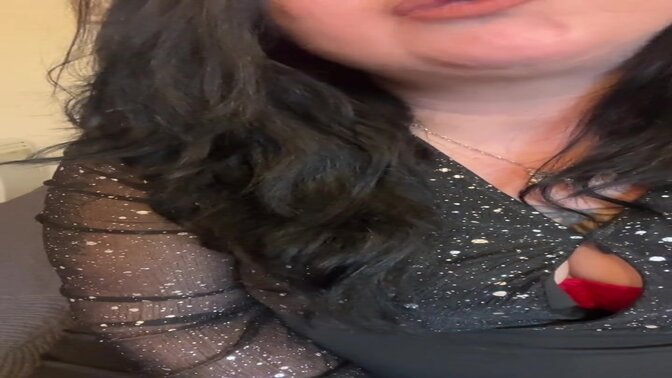 Single blonde with big tits dominates and humiliates her sub