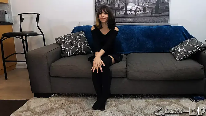 Skinny 18-year-old gets ass fucked on camera