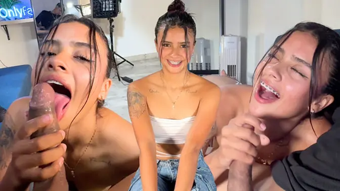 Skinny Inked Girl Gives Delicious Blowjob in Exchange for Services