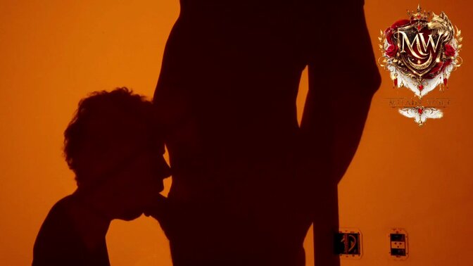 Slow-motion cumshot.