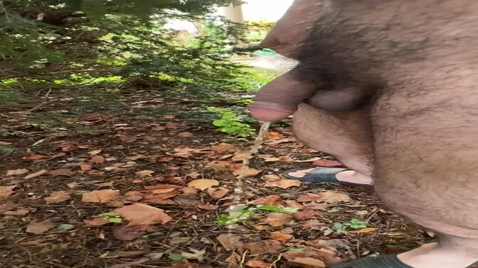 Slow-Motion Outdoor Piss Battle