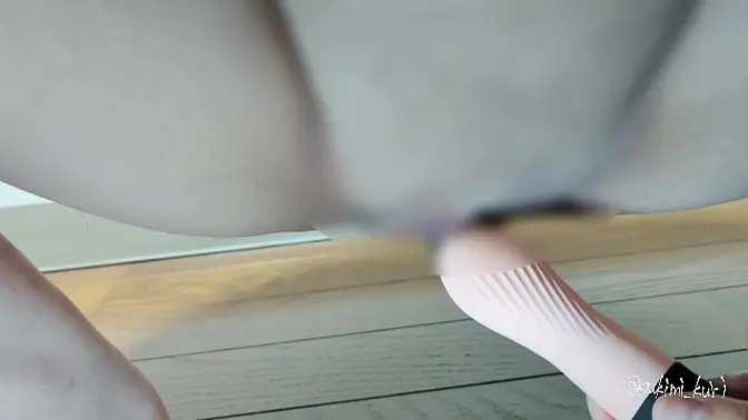 Slutty amateur girl gets pounded with cock and toy