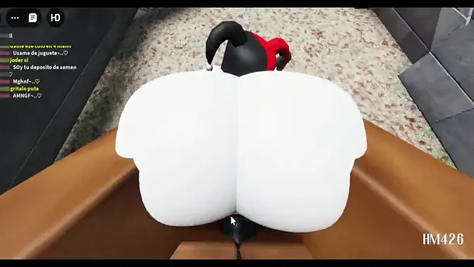 Slutty clown takes my big cock in POV