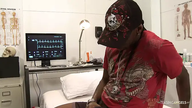 Slutty doctor gets fucked hard by a huge black cock