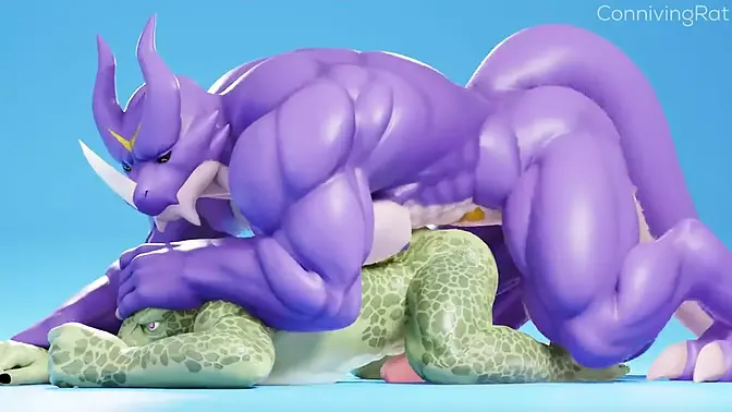 Slutty girl in 3D animated hentai sex compilation