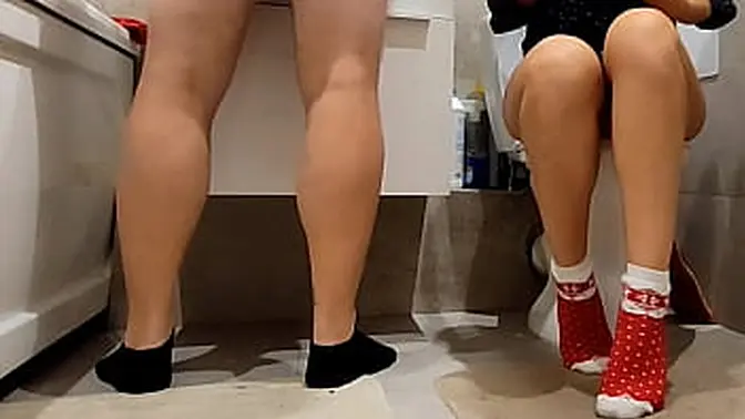 Slutty MILF sucks stepson's cock and swallows his thick cum