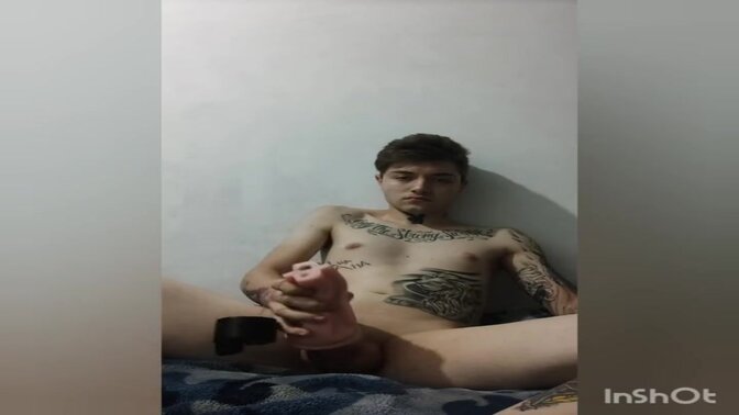 Solitary self pleasure at home