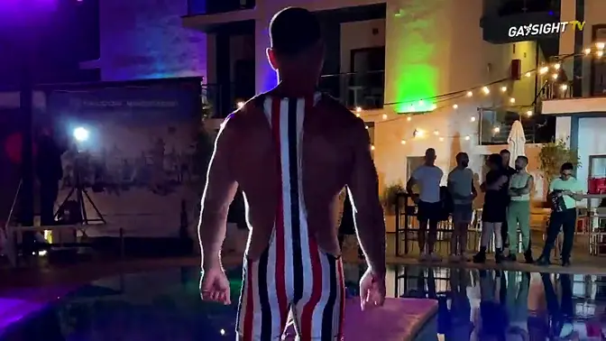 Spitfire Fashion Show - Hot European Models Stripping in Spain