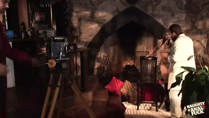 Stage Filled with Huge Toys and Big Tits Before DP Gangbang