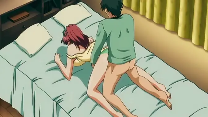 Steamy redhead slut gets doggy style pounding