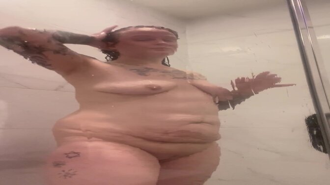 Steamy shower secrets with a horny mom and nude daughter