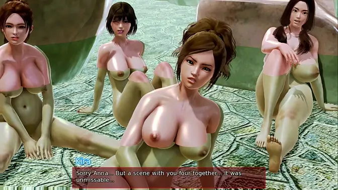 Steamy Springs Orgy with 3 Sexy MILFs