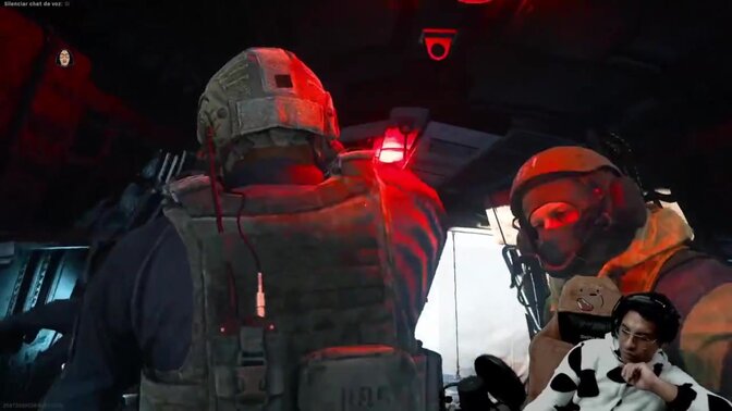 Steamy trio action in a warzone