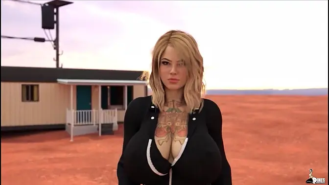 Steele Vixen's SFW Biker MILF session