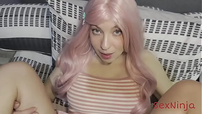 Step-girlfriend's POV: Big cock, amateur, big booty, moaning