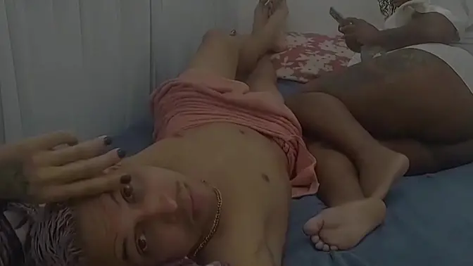 Step mom gives novice bi boy a creamy treat