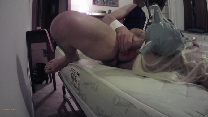 Step sis Laura gets throat fucked and pussy fucked in stunning silver heels