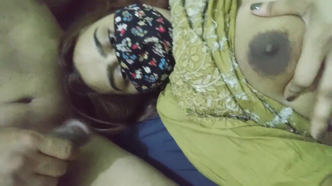 Step sister with round ass begs for harder fucking in the bedroom