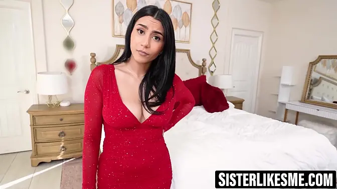 Stepbro's busty step sis deepthroats and rides cock hard