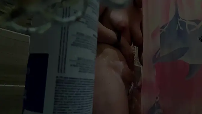 stepbrother filmed me shaving my pussy in the bathroom - march foxie