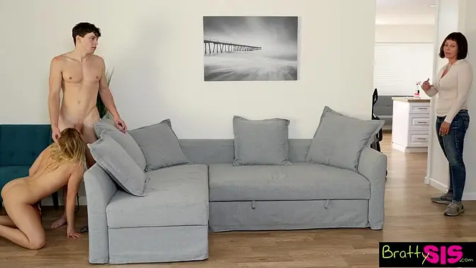 Stepbrothers Lustful Longing with Alex D: Big Cock, Blonde, Creampie, POV Pornstar Action! (9 Min)