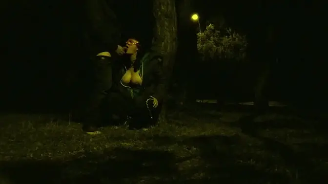 Stepmom gives big-titted blowjob before getting caught