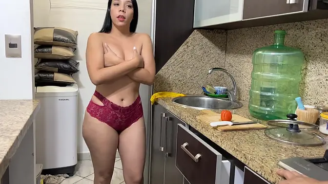 StepMom Lusts in Bikini and gets Ass Fucked