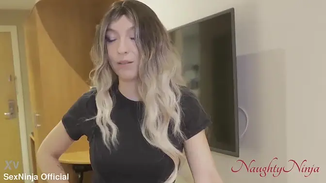 Stepmom rides big cock in cowgirl while I watch