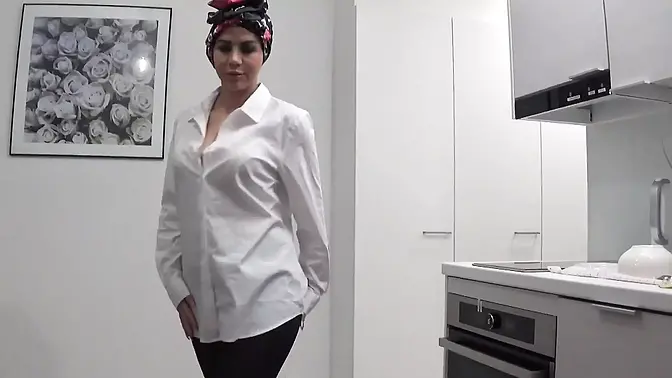 Stepmom's tight pussy and big ass get fucked by her 18-year-old stepson