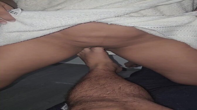 Stepmom seduces teenage son during massage