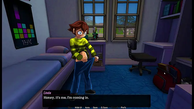 Stepmom seduces young stepson with a goodnight kiss and grinding