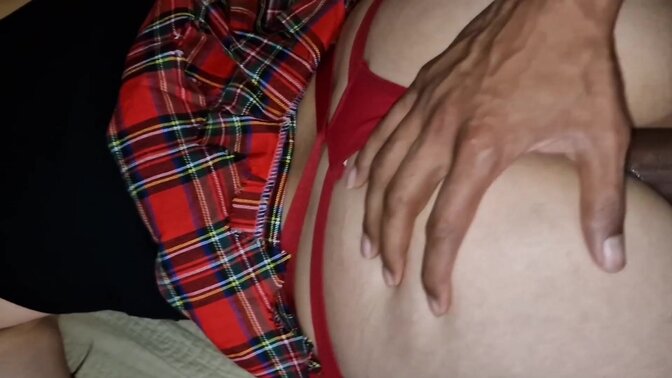 Stepson's big ass Latina stepmom gets it on doggy style