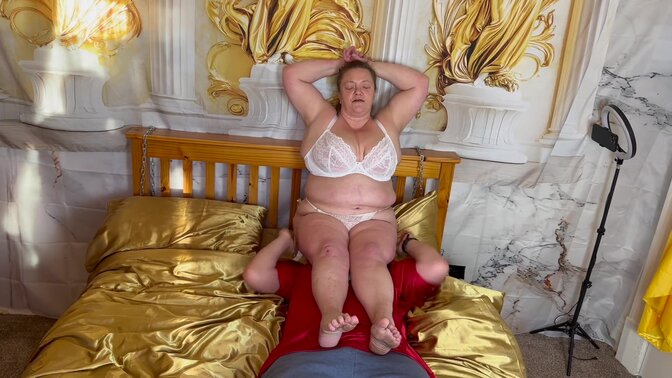 Stepson suffers under dominant MILF's huge tits in fantasy