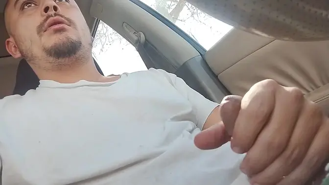 Straight college jock shows off huge dick in public