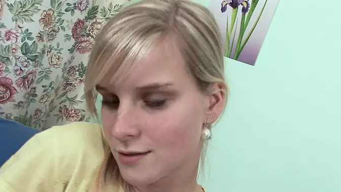 Stunning blonde with amazing boobs gets fucked hard