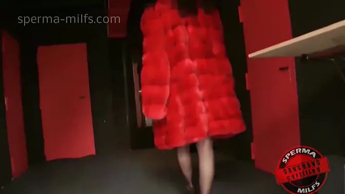 Stunning dirty MILF Sarah gets gangbanged in a cum-filled frenzy