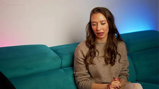 Submissive girl with braces gets pounded and talks dirty