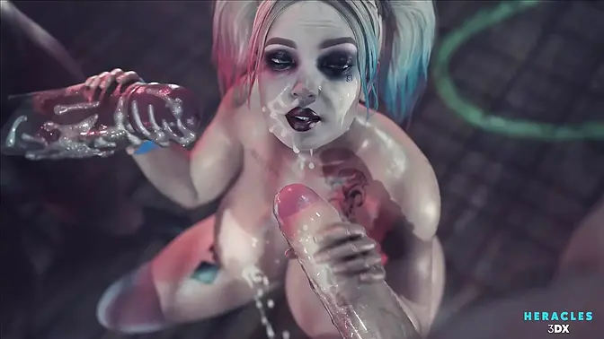 Sultry Harley gets double-stuffed with massive cocks