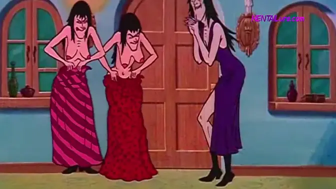 Sultry MILF cartoon rides big cock in intense doggystyle anal