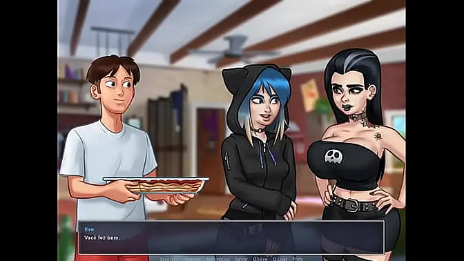 Summertime Saga ep 87 - Plan to Make Busty Odette Catch Redhead Gracce