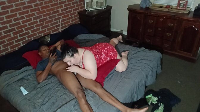 Super-hot MILF devours BBC with intense deepthroat