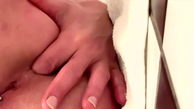 Sweet pussy juice with 50cm dildo anal play