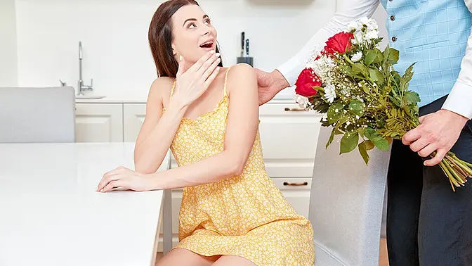 Sweetie gets a warm welcome to the world of pleasure