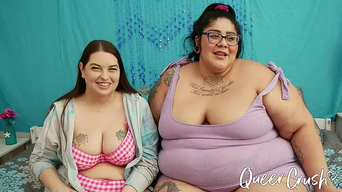 Sydney Screams and Crystal Blue get intimate on camera